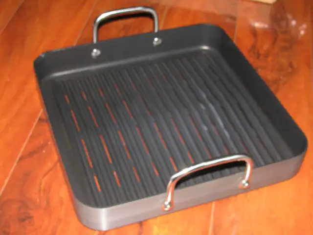 iCook - Hard Anodized Nonstick 11' Square Barbecue Grill Pan