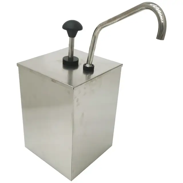 304SS Sauce Pump Single Squeeze Condiment Dispenser 25L 020280