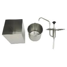 304SS Sauce Pump Single Squeeze Condiment Dispenser 25L 020280 - Photo 4