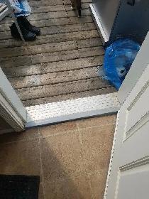 weather stripping, stop cold air in. door closing problem we can - Photo 2