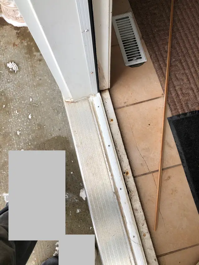 selling thresholds, also bottom door sweep. free estimate.A c