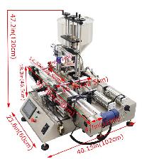 2 Head 8mm Nozzle Fully Automatic Paste Filler Machine 160381 - Photo 6