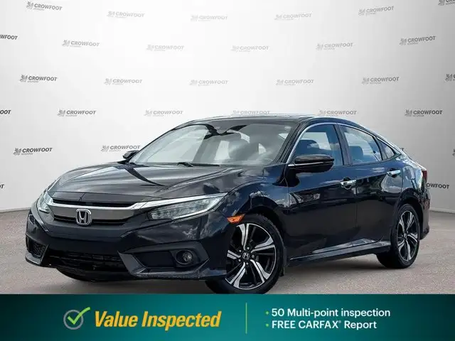 2016 Honda Civic Sedan Touring | 3M |Wireless Charger | Leather
