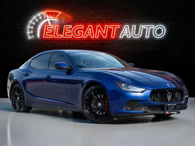 2017 Maserati Ghibli SQ4|NAV|SUNROOF|ACC|HEATED SEAT & STEERING|