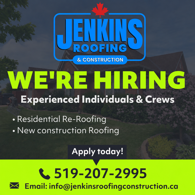 Roofers Needed!