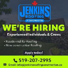Roofers Needed!