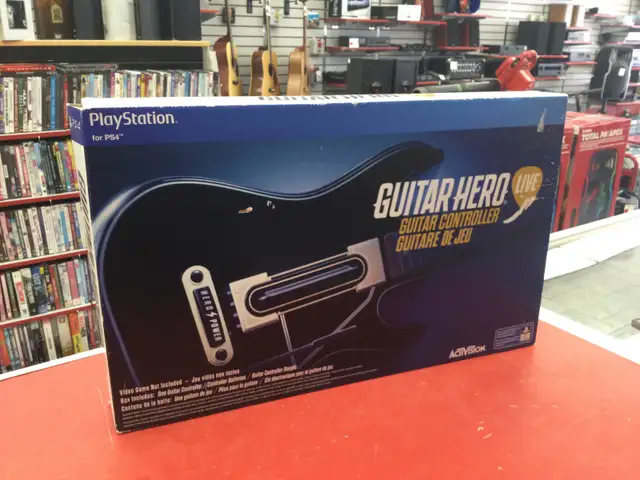 Ensemble de jeux Guitar Hero PS4