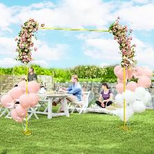 golden arch for wedding or party decoration for rent - Photo 8