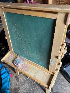 Little Tikes Mini Trampoline and Wooden Art Easel Bundle - Photo 2