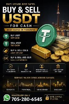 Buy or Sell USDT Toronto | Professional Exchange Service