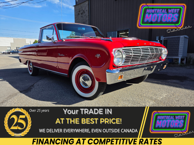 1963 Ford Ranchero RARE ! FULL RESTORATION / AIR CONDITIONING AR