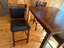 High dining table with 4 chairs - Photo 4