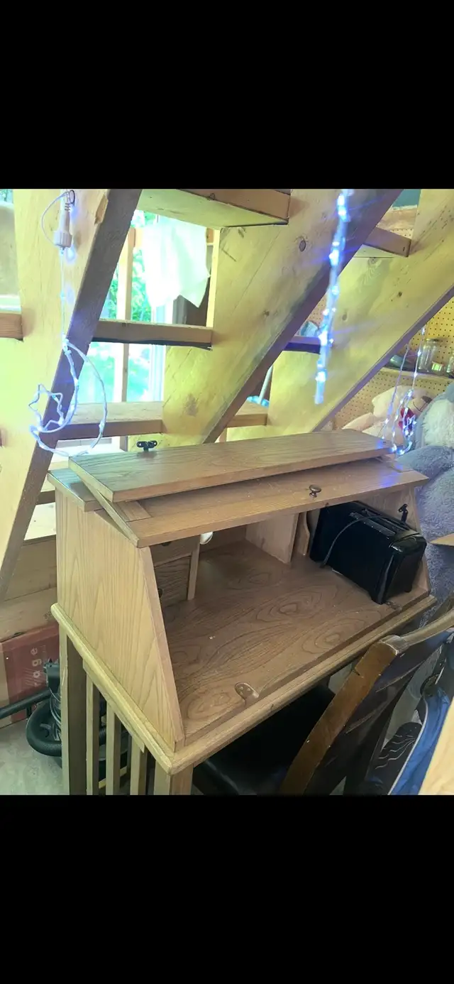 Oak Folding Desk