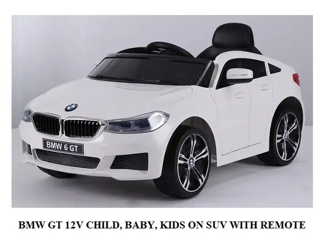 BMW GT 12V CHILD, BABY, KIDS RIDE ON SUV WITH REMOTE
