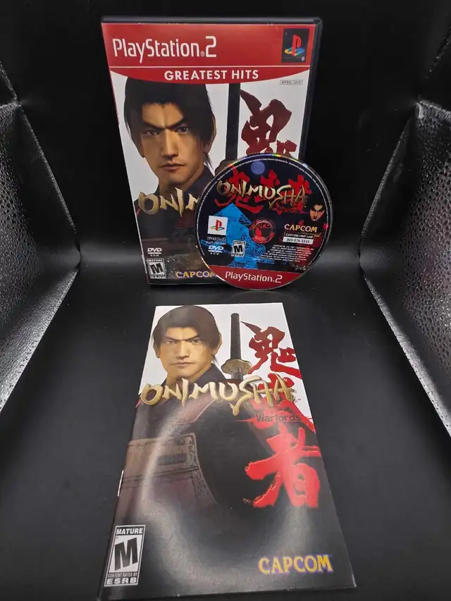 PS2 ONIMUSHA WARLORDS W/MANUAL