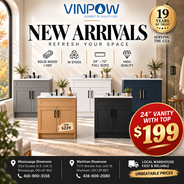 24' Bathroom Vanity Special — ONLY $199!