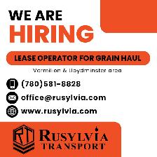 Rusylvia Transport - Now Hiring Lease Operators