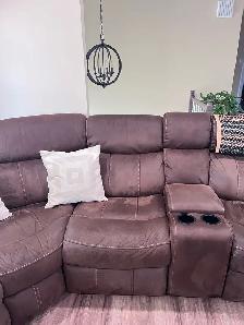 Modular reclining sectional sofa/ sectionel modulaire inclinable - Photo 3