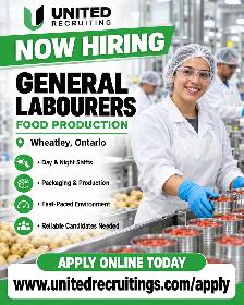 General Labor Needed - START ASAP