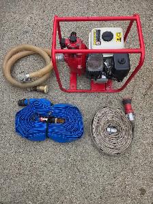 Emergency fire water pump kit