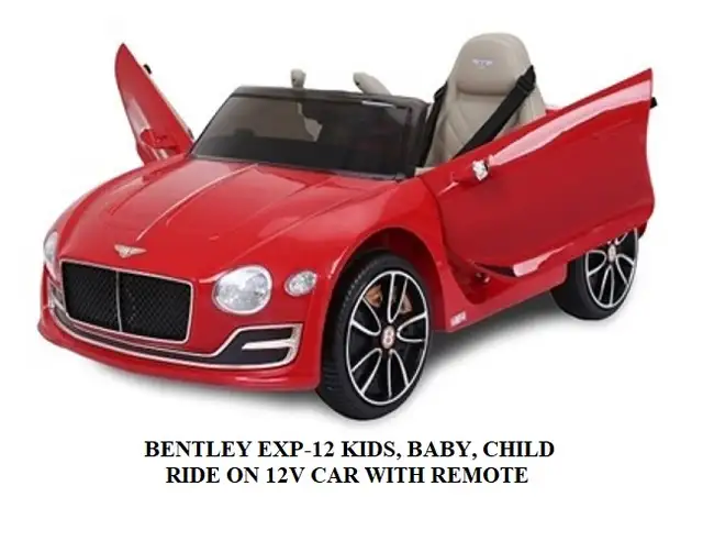 BENTLEY EXP-12 KIDS, BABY, CHILD RIDE ON 12V CAR WITH REMOTE