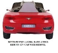 BENTLEY EXP-12 KIDS, BABY, CHILD RIDE ON 12V CAR WITH REMOTE - Photo 5