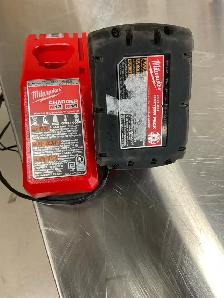Milwaukee 2 pc combo kit with two batteries and charger - Photo 5