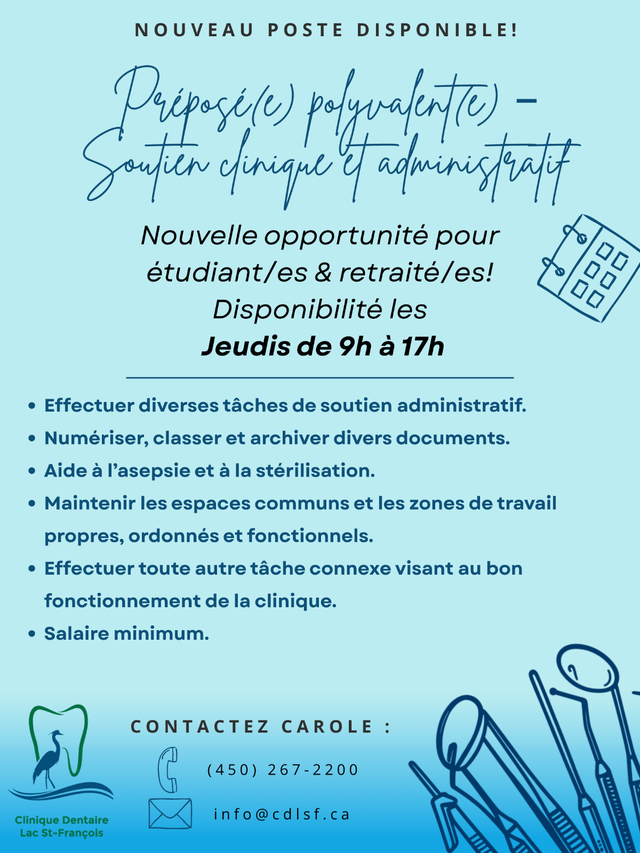 Préposé/e polyvalent/e