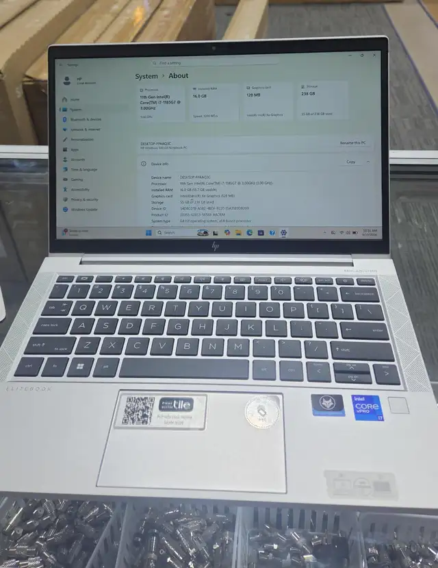 HP ELITEBOOK 11TH GEN CORE I7 LAPTOP