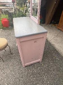 Free delivery Vintage 1972 Daveluyville Vanity  with  Stool - Photo 10
