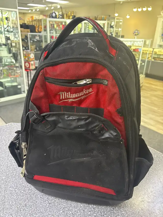 Milwaukee Jobsite Backpack Worn