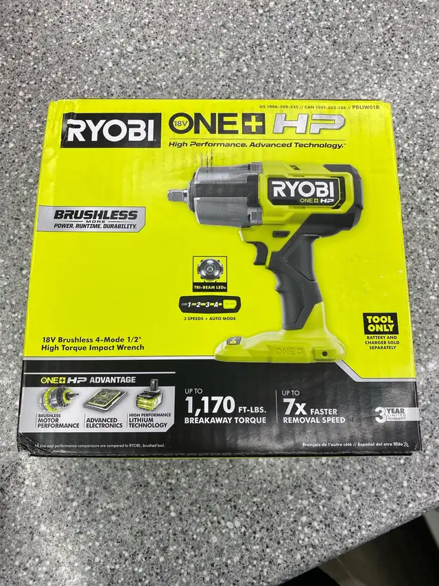 Ryobi PL1W01B 1/2" Impact Driver