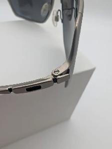(B7552) Oakley Inmate Pewter Polarized Sunglasses 60mm Titani... - Photo 6