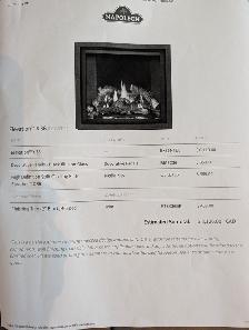 Napoleon Elevation X 36 Gas fireplace ' Brand New'
