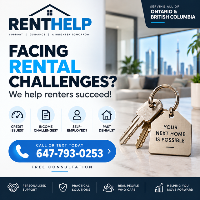 FACING RENTAL CHALLENGES? WE HELP WITH POOR CREDIT / INCOME!