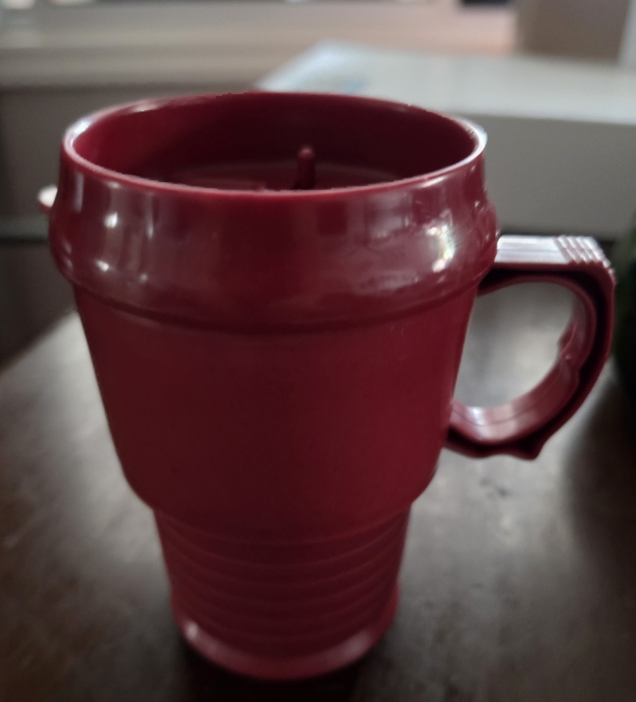Small Plastic Travel Coffee Mug