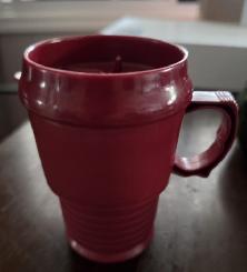 Small Plastic Travel Coffee Mug