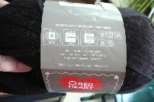 ( 5 ) BALLES de LAINE ' RED HEART '  SOFT -  NOIR - Photo 2