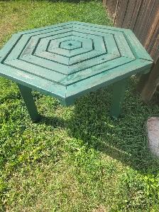 Text phone number!Free picnic table for pick up only