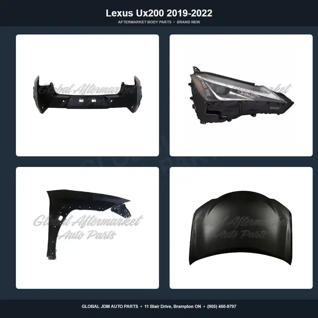 Lexus Ux200 2019-2022 Hood Grille Fender Mirror Bumper Absorber