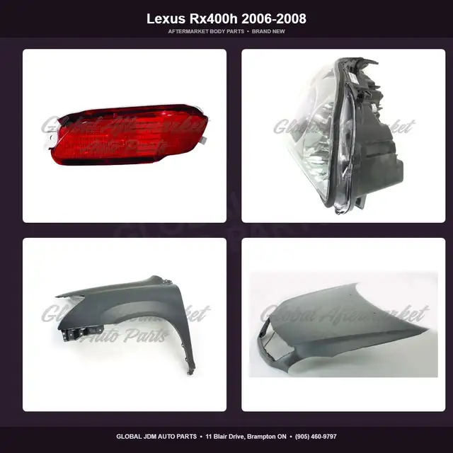Lexus Rx400h 2006-2008 Bumper Hood Fender Mirror Aftermarket
