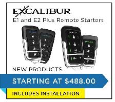 Excalibur Remote Starters INSTALLED (Certified Radio)