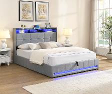 LED HYDRAULIC LIFT PLATFORM BED!