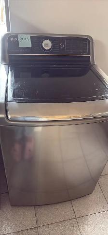 ️LAVEUSE STAINLESS LG TOP LOAD IMPECCABLE À 379$