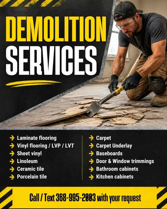 Cabinets / Flooring Removal / Demo