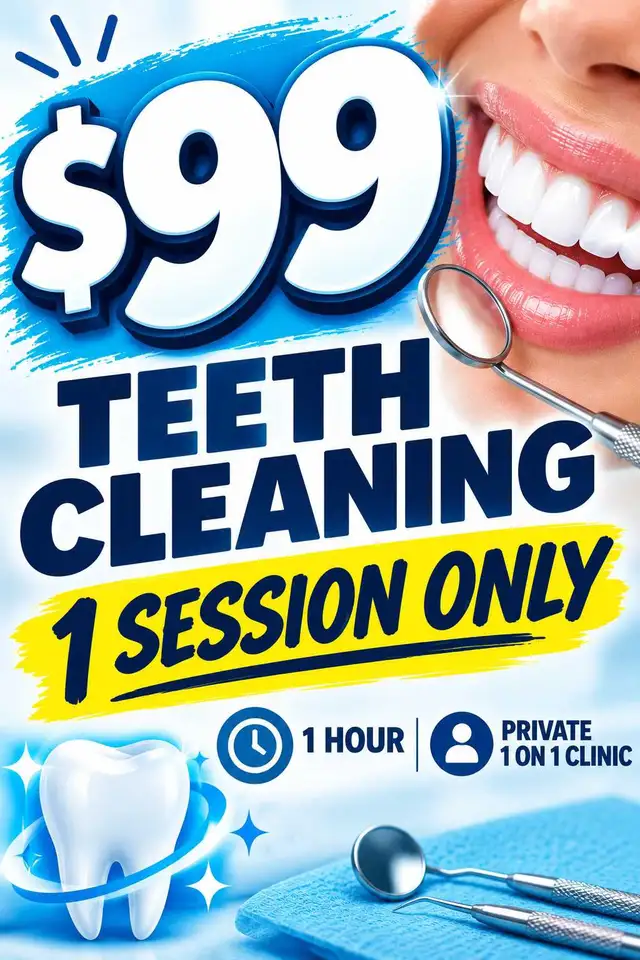 Teeth Cleaning Special — $99 — By Appointment