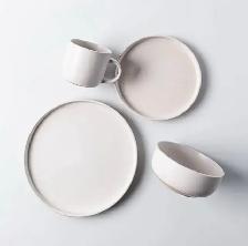 Stoneware Dinnerware - Set of 16 (Off White) LIKE NEW $60
