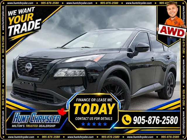 2023 Nissan Rogue SV MOONROOF | MIDNIGHT | AWD | TECH | SAFETY!
