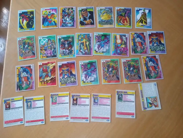 Carte Impel 1991 Marvel Universe 29 cartes (100926-210)