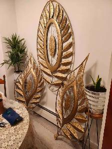 4 MIRROIR MIRROR RECTANGULAR ET ROND ET CARREE ET OVAL BON ETAT - Photo 8